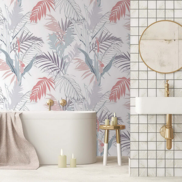 Pattern of leaves and plants Wall murals Pattern of leaves and plants