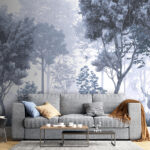 Wall murals Group of trees and plants