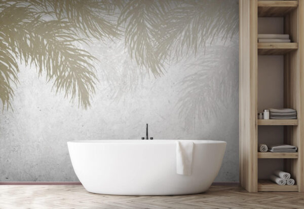 Nature’s touch on a subtle backdrop Wall murals Nature’s touch on a subtle backdrop