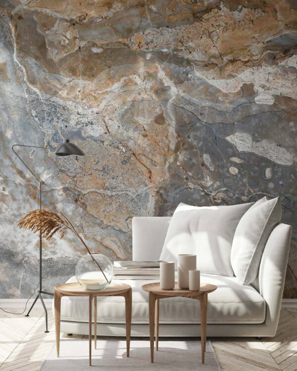 Marble texture with earthy tones Wall murals Marble texture with earthy tones