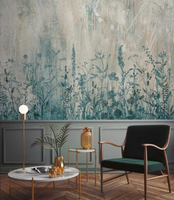 Painting of plants and flowers Wall murals Painting of plants and flowers