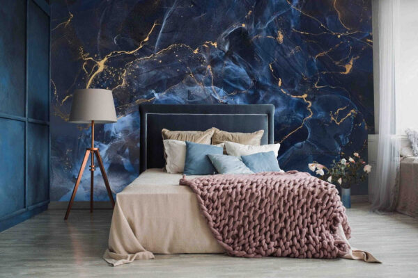 Abstract dark and shimmering pattern Wall murals Abstract dark and shimmering pattern