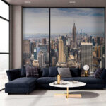 Wall murals Skyline of New York City panorama.