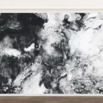 Wall murals Black and white painting