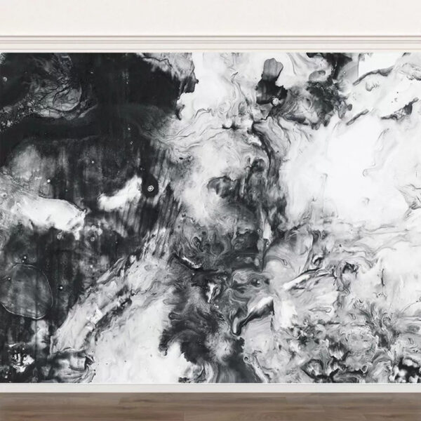 Black and white painting Wall murals Black and white painting