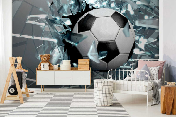Breaking through with powerful impact Wall murals Breaking through with powerful impact