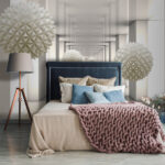Wall murals White sphere with triangles