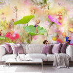 Wall murals Cartoon of a fairy