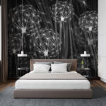 Wall murals Delicate seeds dancing in the breeze