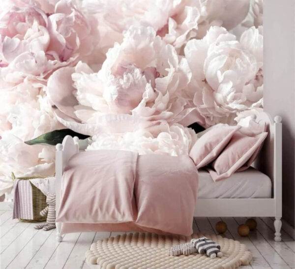 Delicate blooms in soft pastel hues. Wall murals Delicate blooms in soft pastel hues.