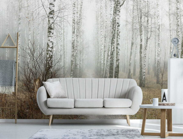 Tree stump in a forest Wall murals Tree stump in a forest