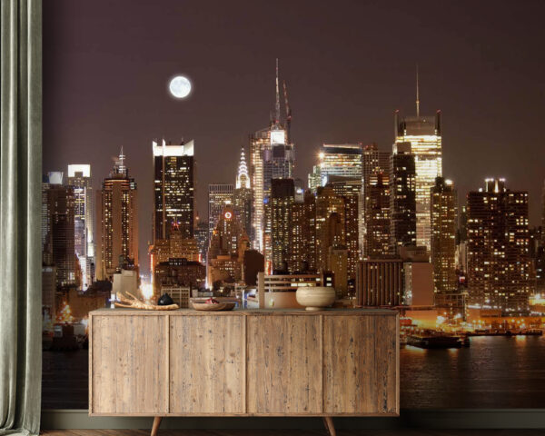 Full moon in the sky Wall murals Full moon in the sky