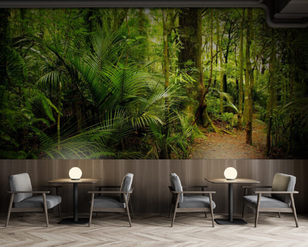 Path through a forest Wall murals Path through a forest