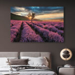 Wall murals Tree with the sun shining through it