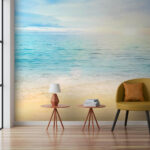 Wall murals Peaceful beach at morning light