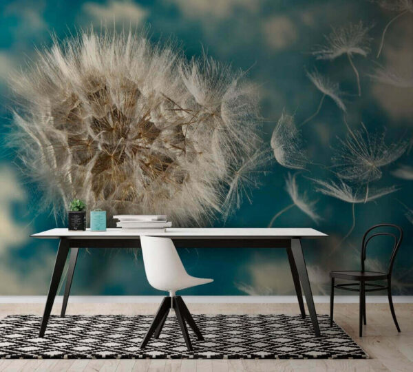 Delicate seeds dancing in the breeze Wall murals Delicate seeds dancing in the breeze