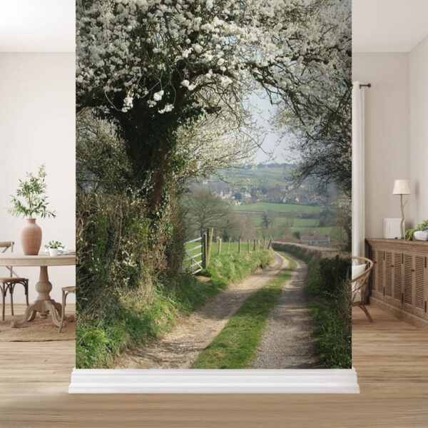 White flower on a branch Wall murals White flower on a branch