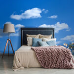 Wall murals Blue sky with clouds
