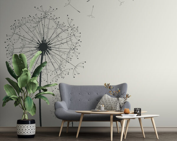 Delicate seeds drift in the breeze Wall murals Delicate seeds drift in the breeze