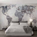 Wall murals Map of the world