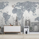 Wall murals Famous landmarks around the world