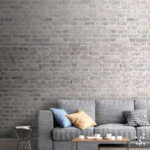 Wall murals White brick wall texture background.