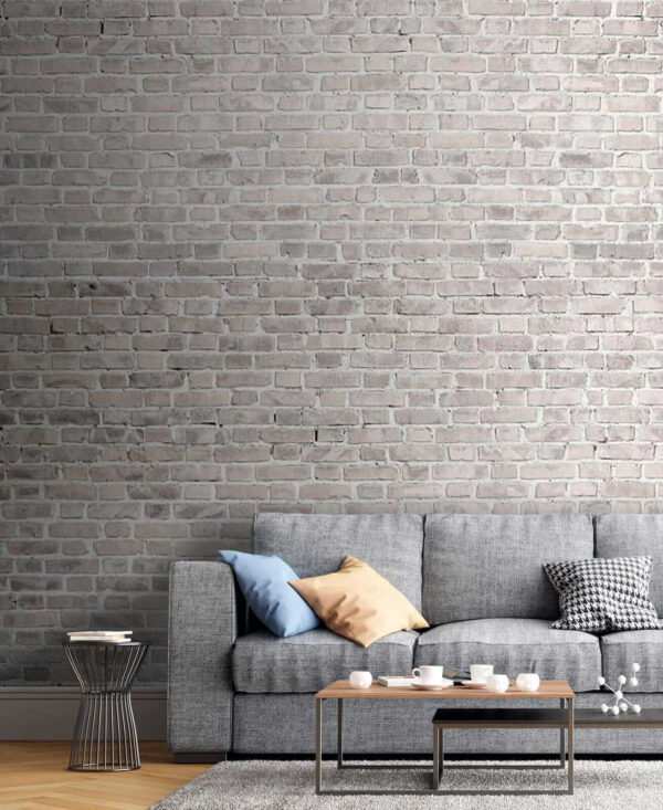 White brick wall texture background Wall murals White brick wall texture background