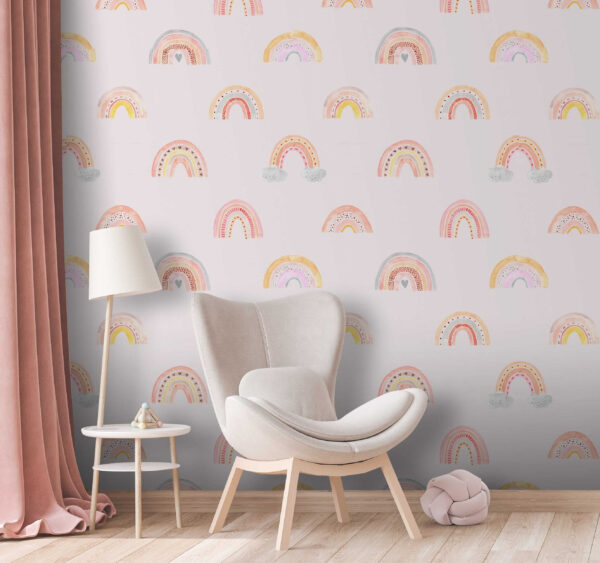Drawing of a rainbow Wall murals Drawing of a rainbow
