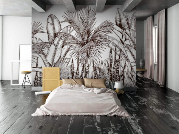 Group of palm trees Wall murals Group of palm trees