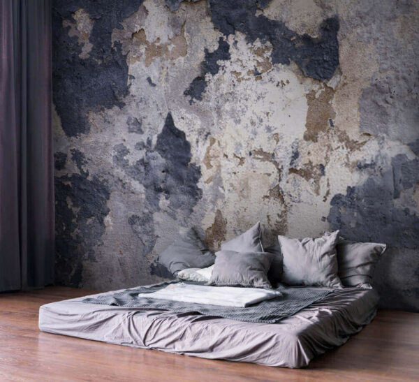 Textured wall with peeling paint Wall murals Textured wall with peeling paint