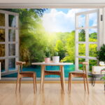 Wall murals Open window to nature’s serenity.