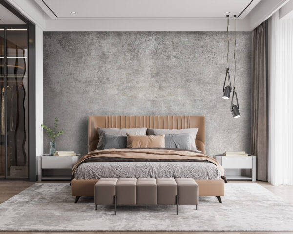 Textured stone wall with abstract design Wall murals Textured stone wall with abstract design