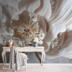 Wall murals Delicate petals in soft hues