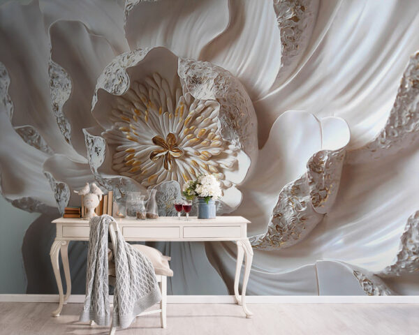 Delicate petals in soft hues Wall murals Delicate petals in soft hues