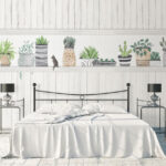 Wall murals Row of potted plants