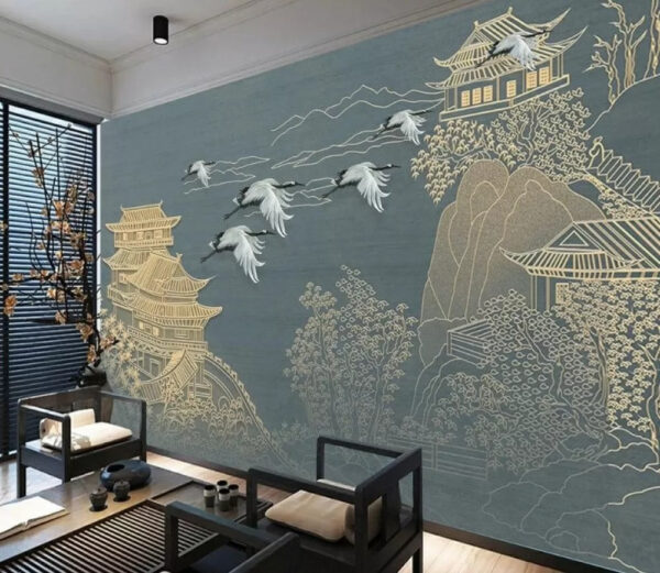 Bird flying in the air Wall murals Bird flying in the air