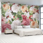 Wall murals Vibrant blooms in harmonious colors