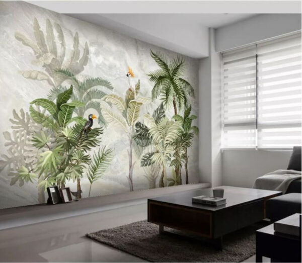White bird with a yellow crown Wall murals White bird with a yellow crown