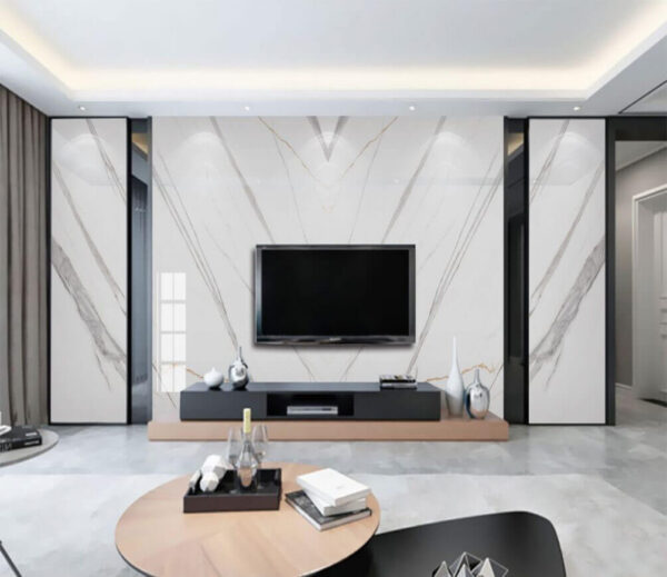 Elegant marble design with subtle lines Wall murals Elegant marble design with subtle lines