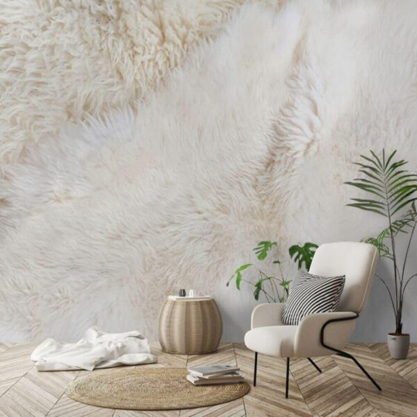 Soft and inviting textured surface Wall murals Soft and inviting textured surface
