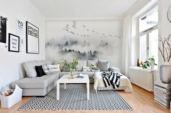 Birds flying in the sky Wall murals Birds flying in the sky
