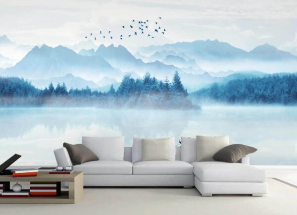 Birds flying in the sky Wall murals Birds flying in the sky