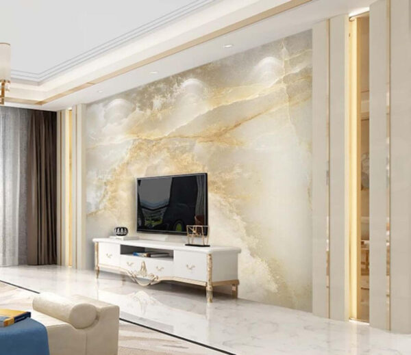 Creamy marble texture with warm tones Wall murals Creamy marble texture with warm tones