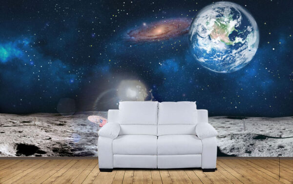 Galaxy in space with stars Wall murals Galaxy in space with stars