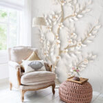 Wall murals Elegant floral wall art in bloom