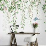 Wall murals Bird sitting on a branch