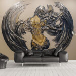 Wall murals Sculpture of a woman