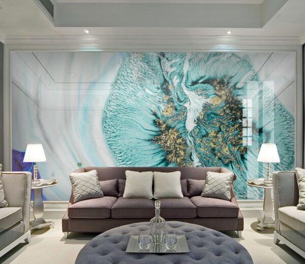 Wall murals Swirls of color and texture blend