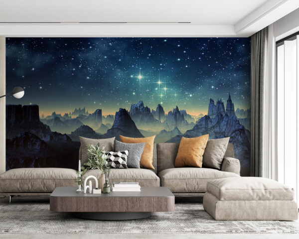 Bright light in the sky Wall murals Bright light in the sky