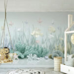 Wall murals Sea life with fish and plants